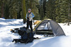 Paige Falk (paigefalk) > Dewey Point Snowshoe Backpack 2/08 photo