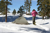 Paige Falk (paigefalk) > Dewey Point Snowshoe Backpack 2/08 photo