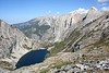 Paige Falk (paigefalk) > you can see the trail etched into the hillside coming up from the lake on the right. Also above the lake in the far distance.